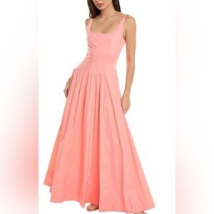 STAUD Wells Maxi Dress Grapefruit